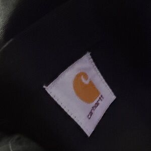 Carhartt Black Jacket with Orange Logo US ONLY